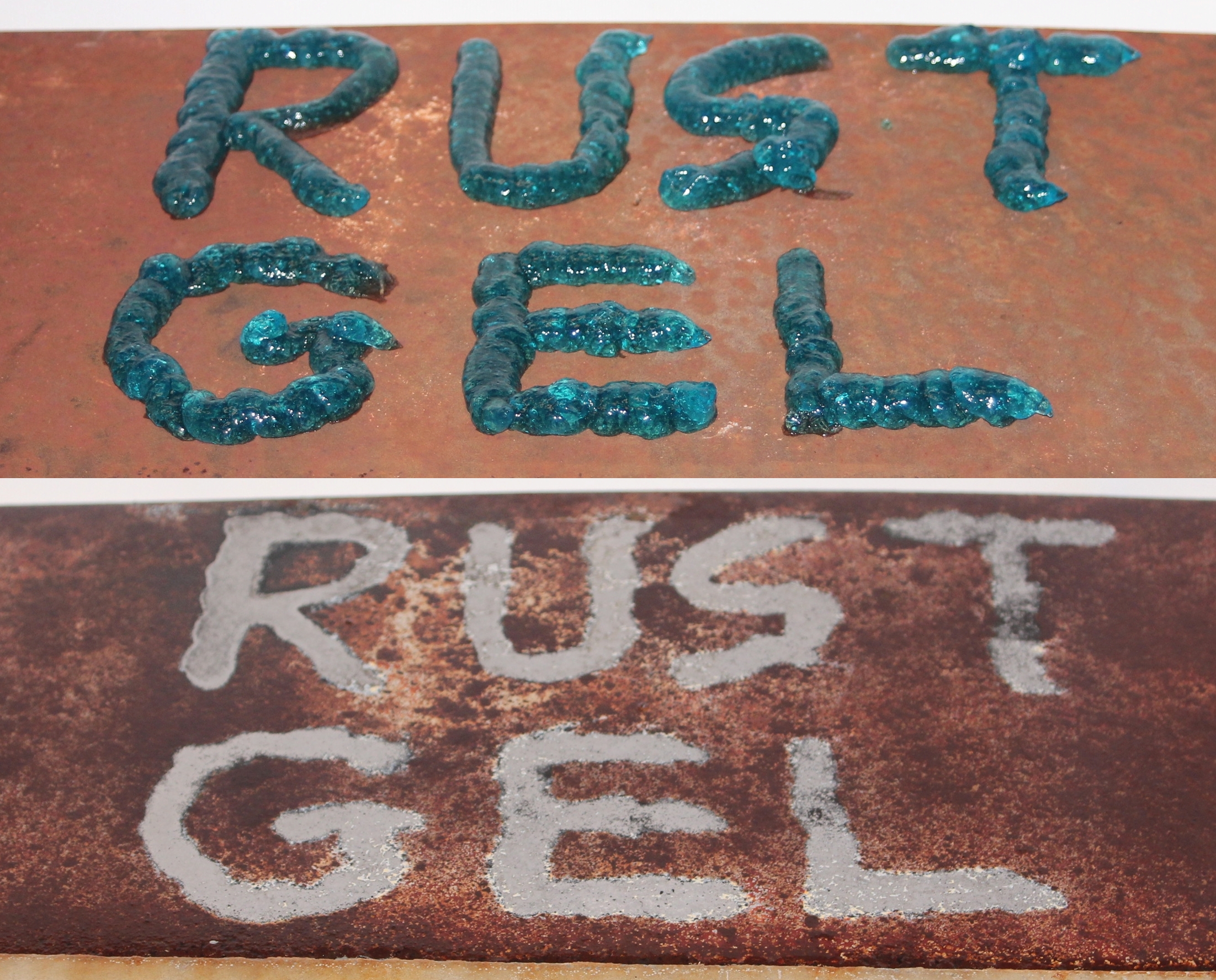 Rusted Solutions Gel removes rust